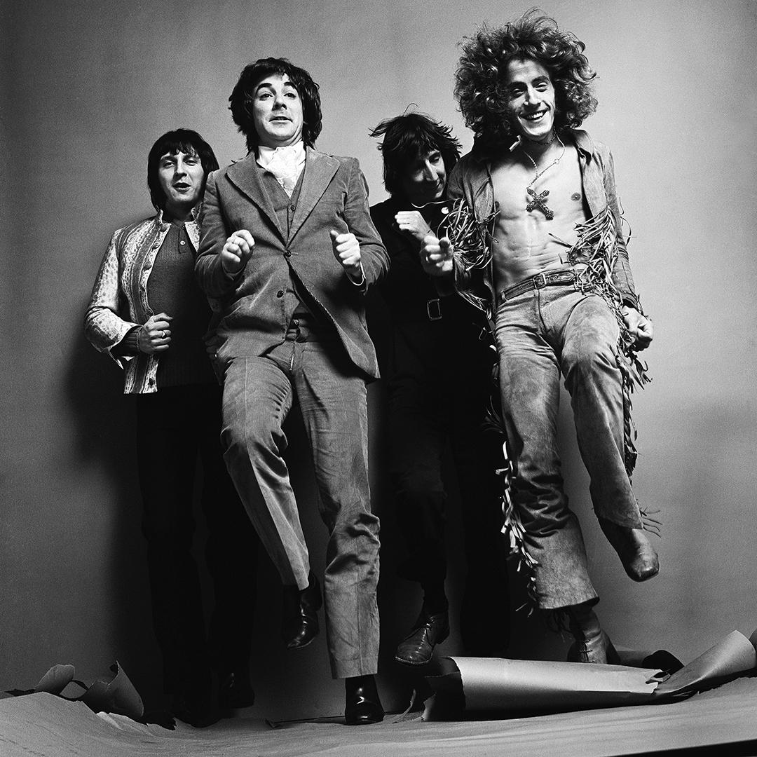 Jack Robinson Black and White Photograph - The Who Jump