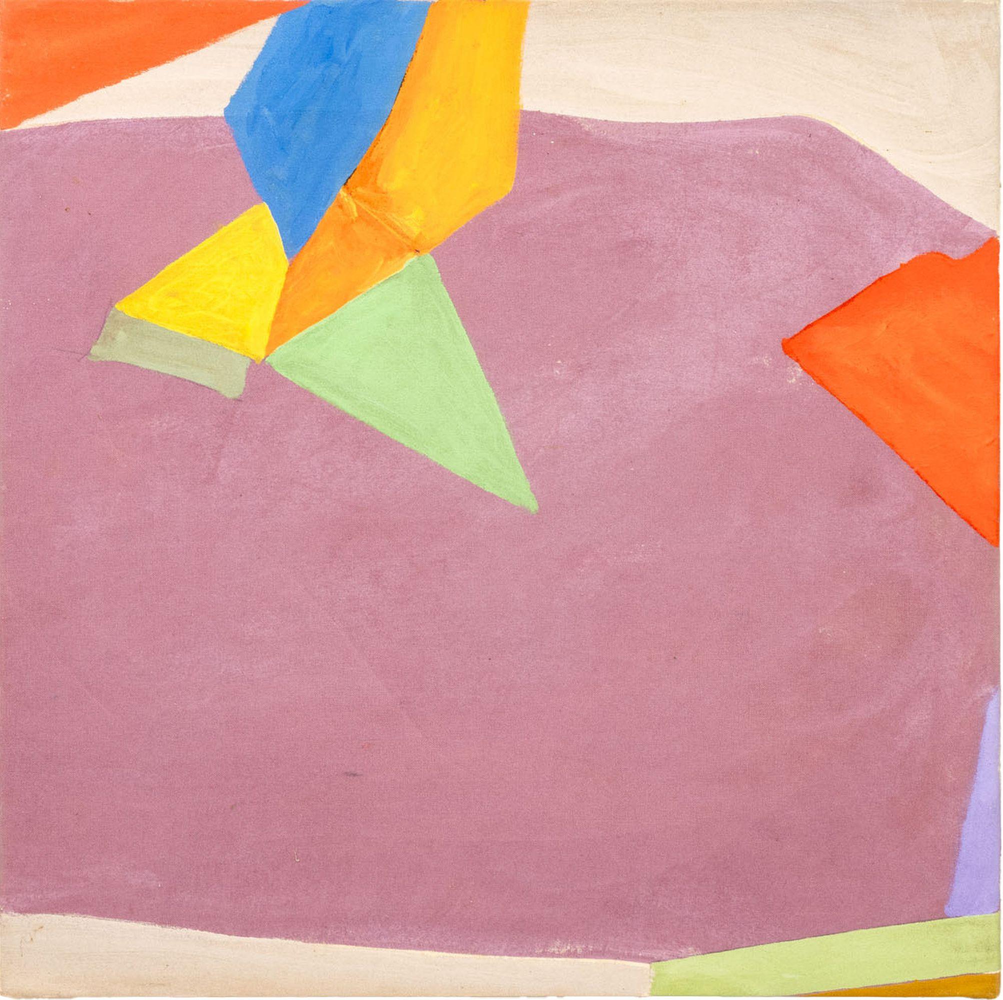 Jack Roth (estadounidense, 1927-2004), Sin título, acrílico sobre lienzo, sello de la propiedad y marcado "JR-4302" en el verso, sin enmarcar.

24" Al x 24" An x 1" Pr.

Procedencia: Propiedad del artista.