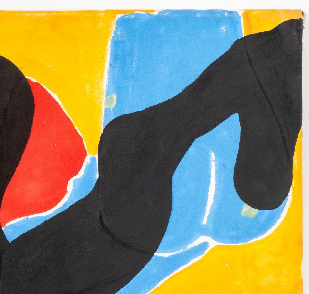 Untitled (Abstract) - Abstract Expressionist Painting by Jack Roth