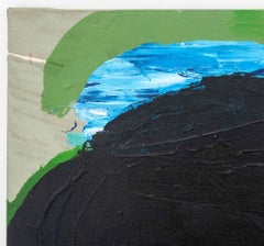 Untitled (Abstraction), Expressionist Acrylic on Canvas