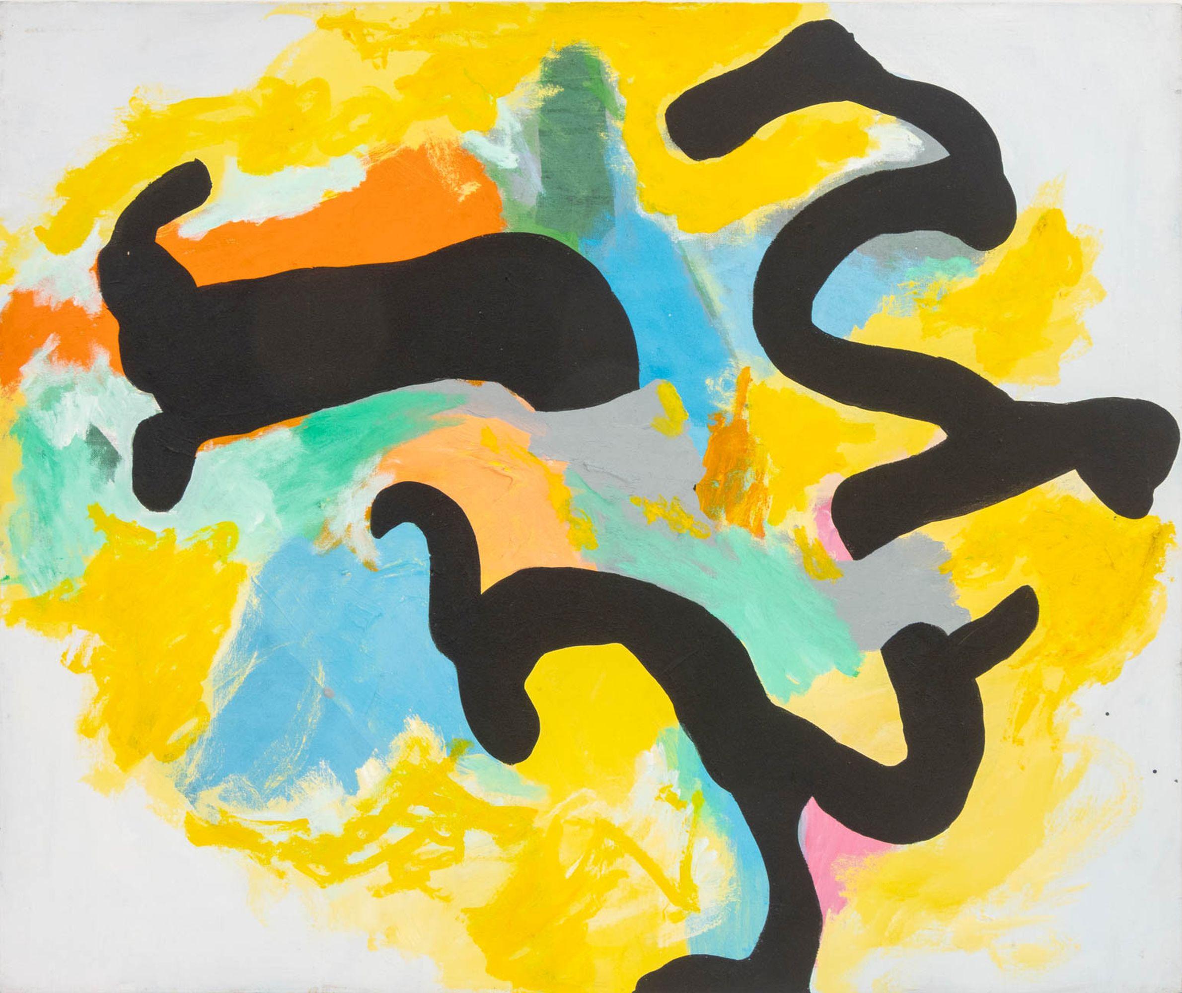 Jack Roth Abstract Painting - Untitled (Gob Gob Series)