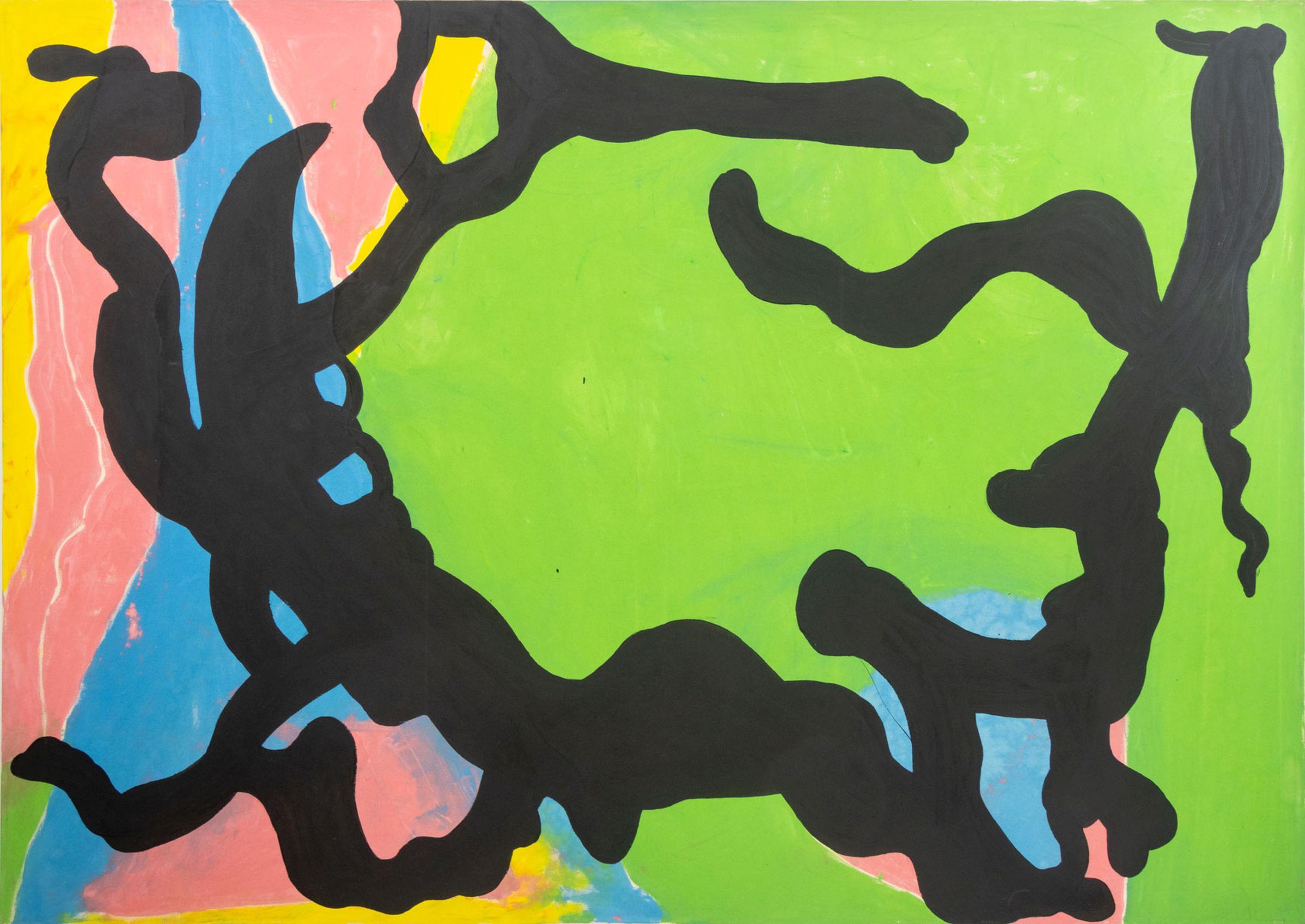 Jack Roth Abstract Painting - Untitled (Rope Dancer Series)