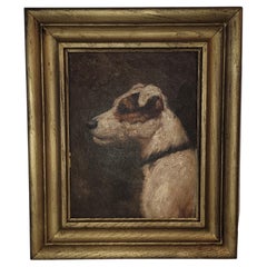Jack Russel Terrier Oil Painting