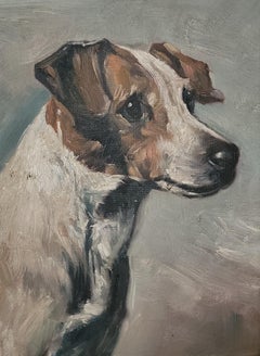 Jack Russell Terrier Oil Painting
