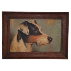 Jack Russell Terrier Oil painting