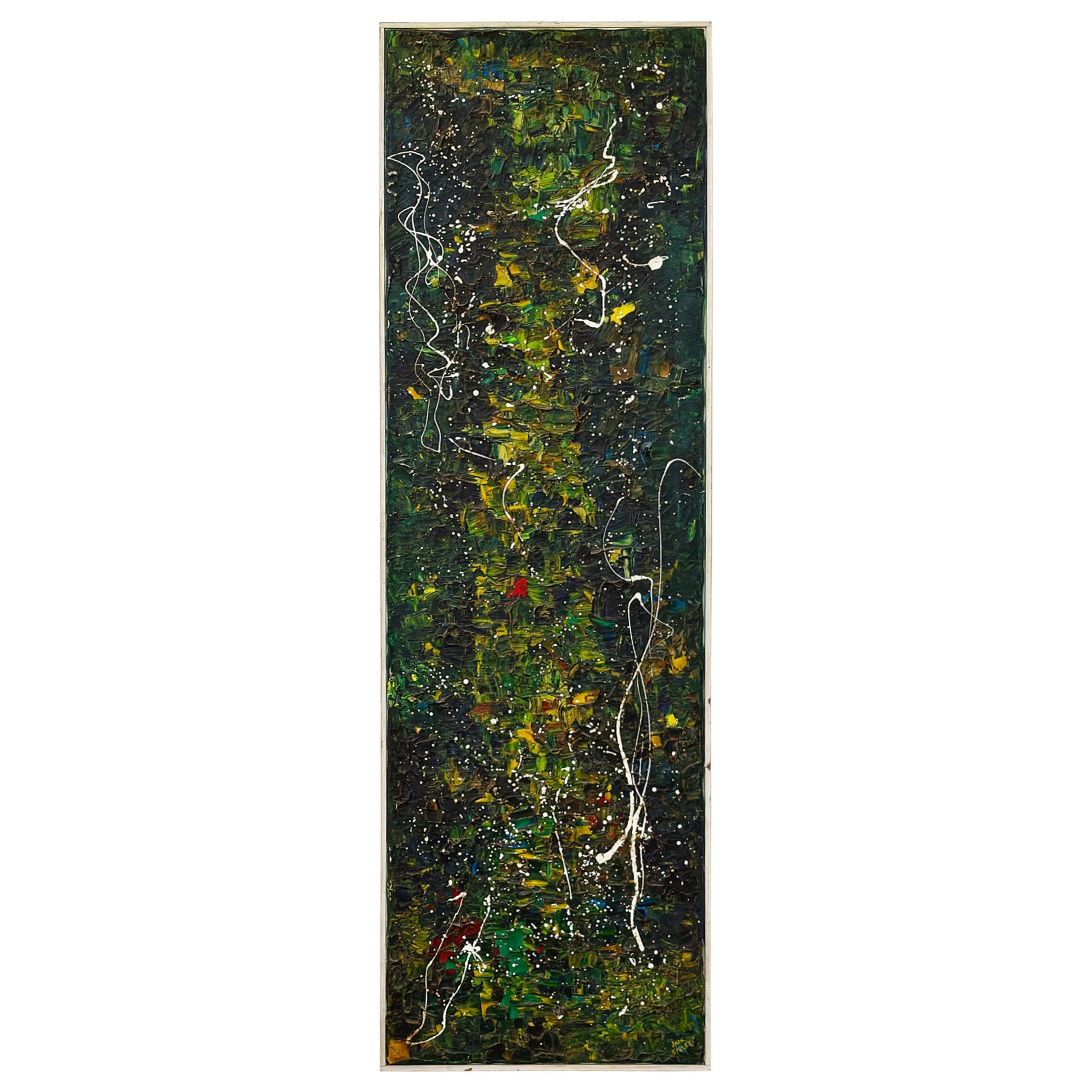 Jack Sibley - Midcentury Abstract Oil on Board