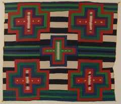 "NAVAJO LATE CLASSIC CHIEF BLANKET C.1900" JACK SILVERMAN SIGNED SERIGRAPH 1977