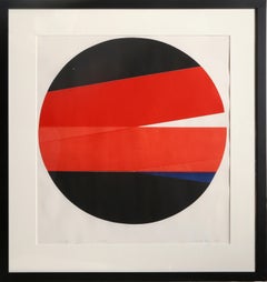Sign No. 5, Geometric Abstract Etching by Jack Sonenberg