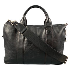 JACK SPADE - Sac de messager en cuir noir