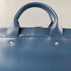 JACK SPADE Blue Leather Shoulder Strap Rectangle Laptop