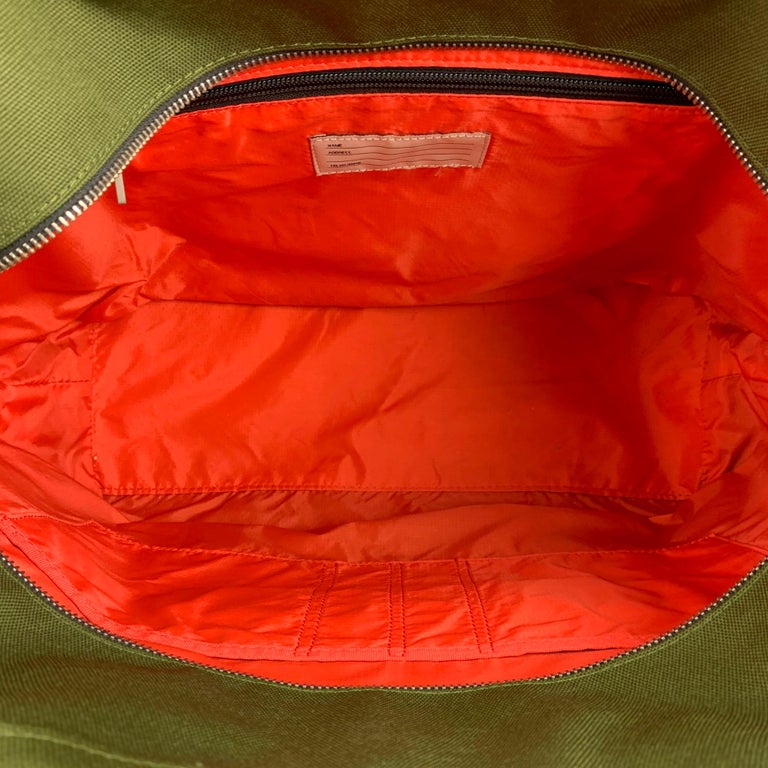 JACK SPADE Olive Grey Canvas Tote Bag For Sale at 1stDibs