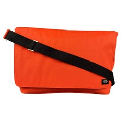 JACK SPADE Orange Black Canvas Cross Body Bag