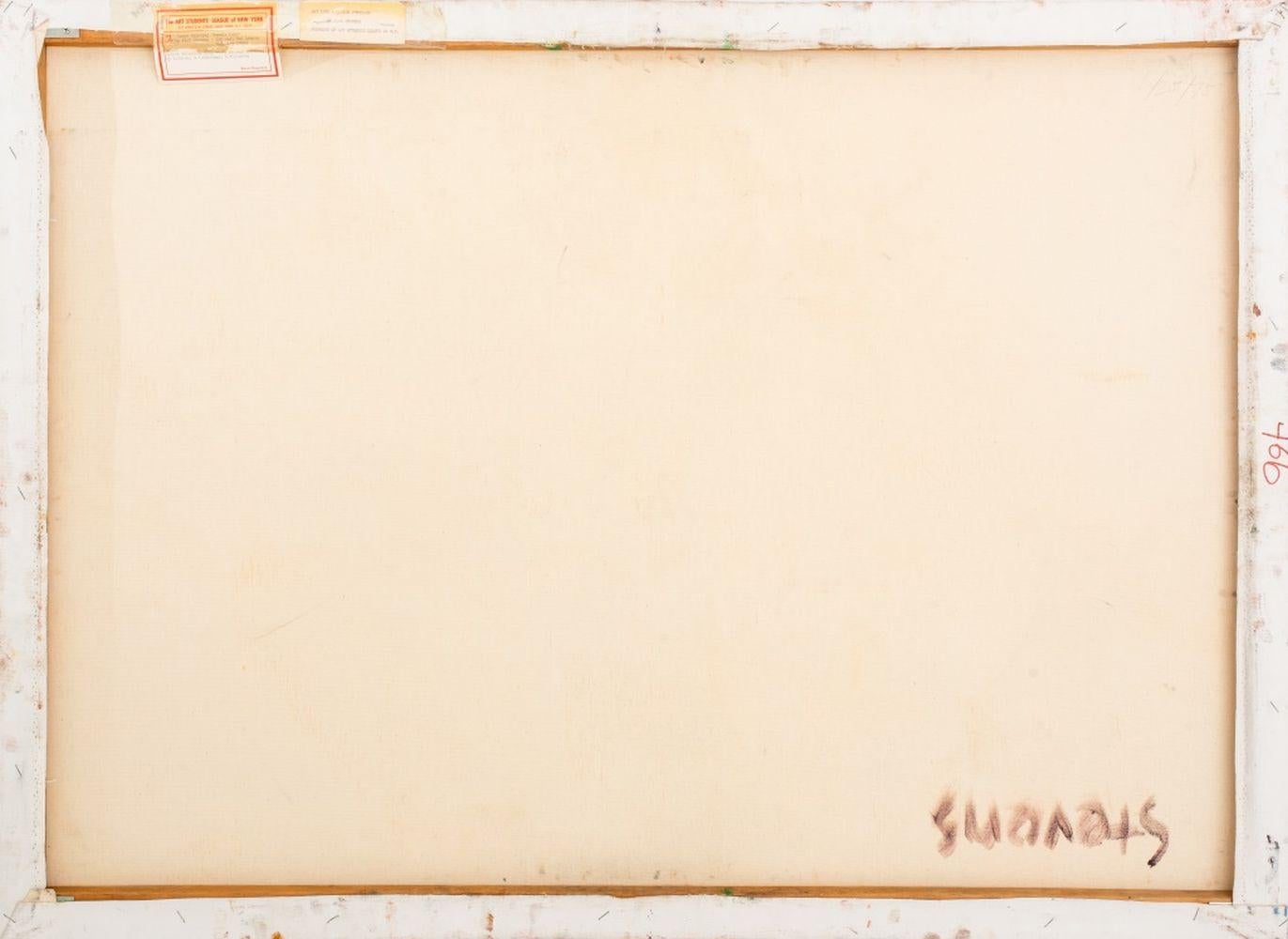 Sitzender weiblicher Akt (Braun), Nude Painting, von Jack Stevens