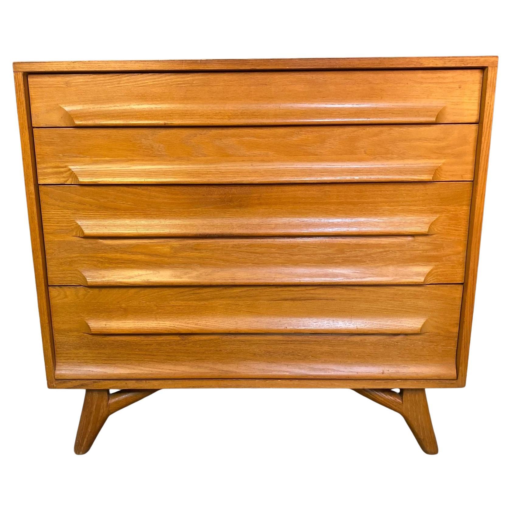 Jack Van Der Molen 4 drawer Chest in Limed Oak