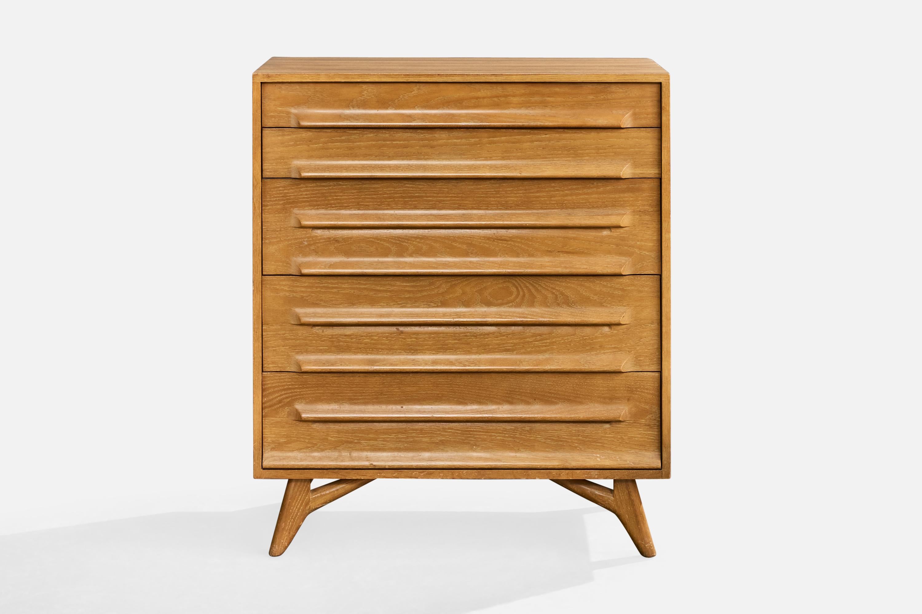 Jack Van der Molen, Cómoda, Roble, EE.UU., Década de 1950 Moderno de mediados de siglo en venta