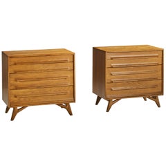 Jack Van Der Molen, Chests of Drawers, Oak, USA, 1950s
