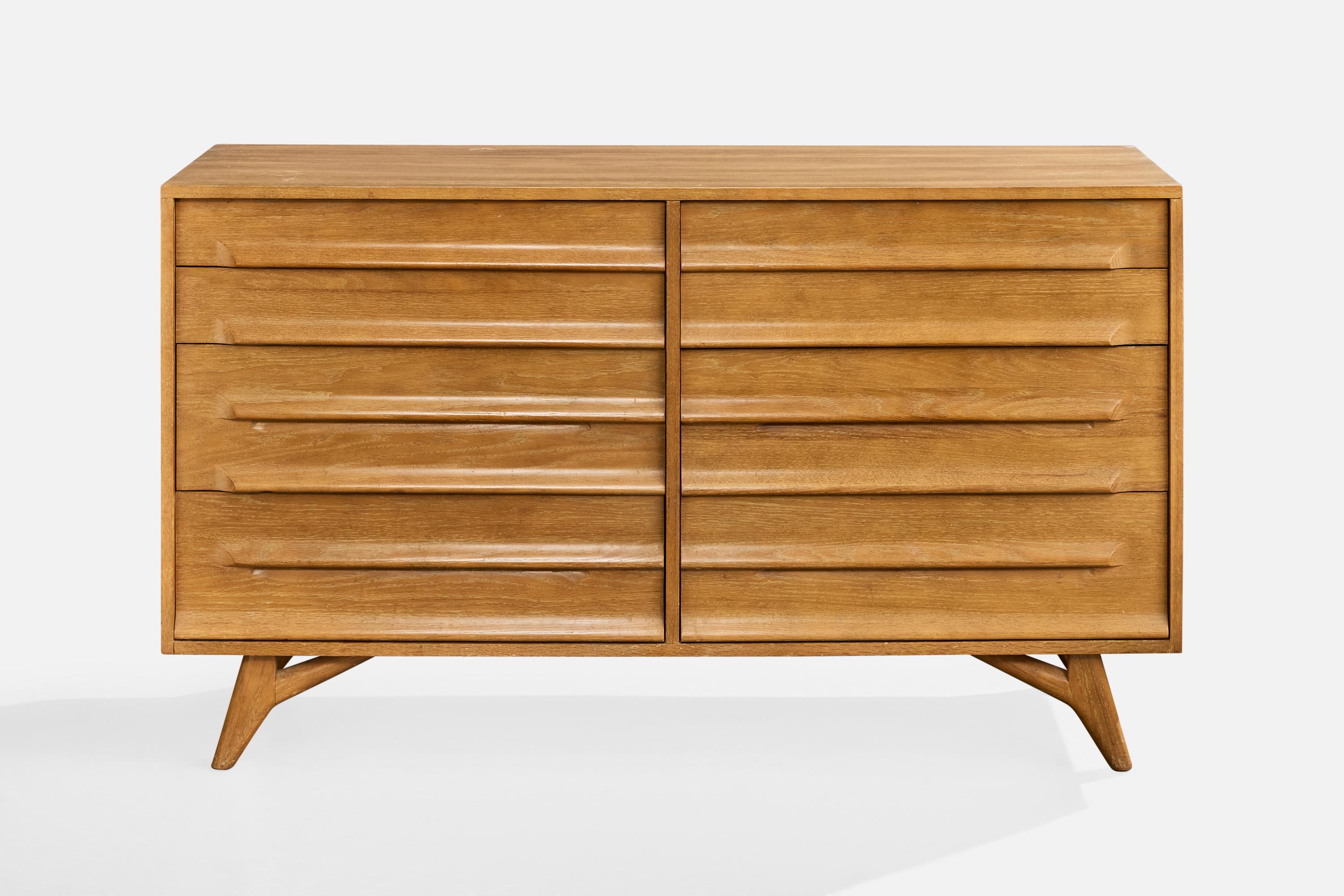 Jack Van der Molen, Cómoda, Roble, EE.UU., años 50 Moderno de mediados de siglo en venta