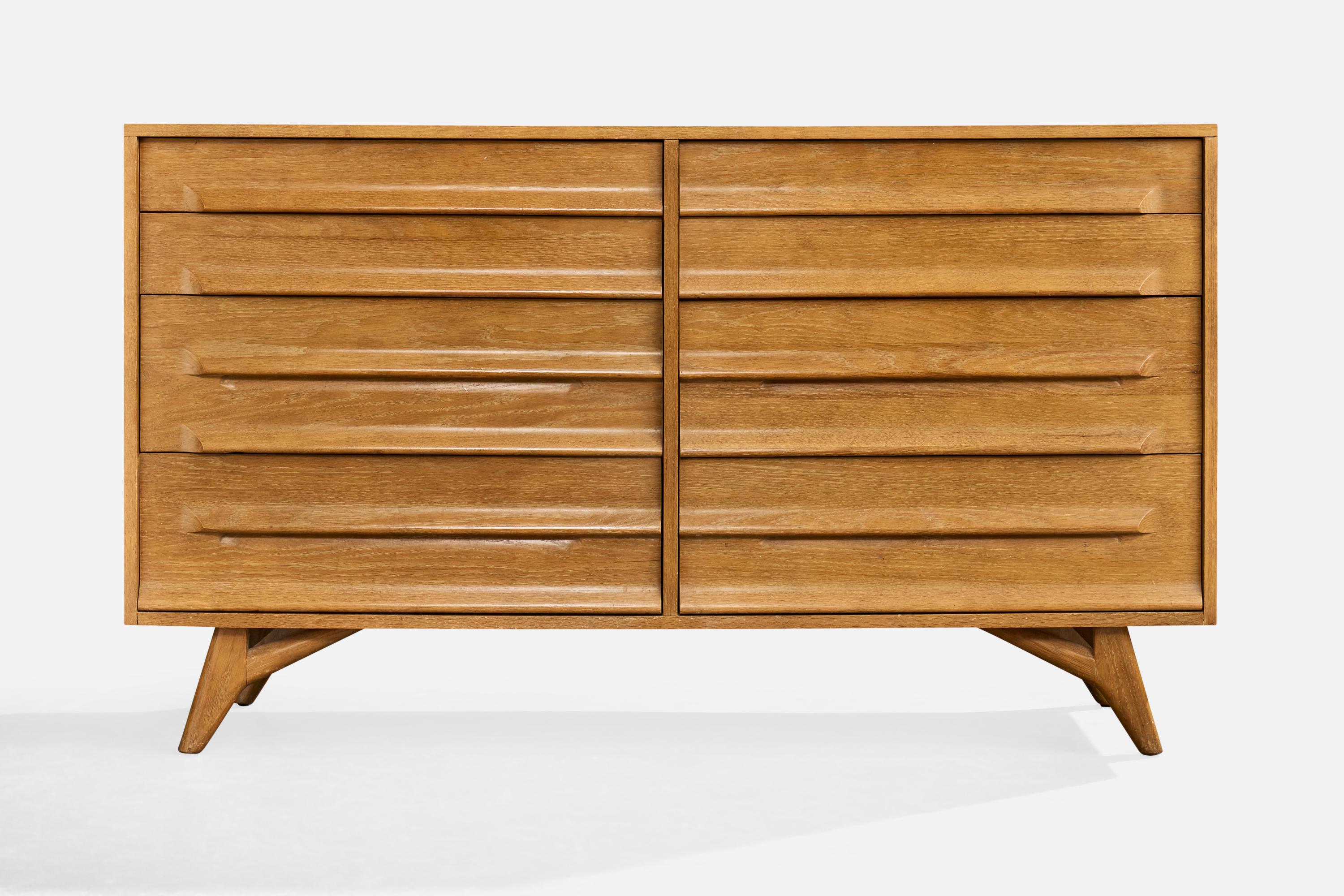 Jack Van der Molen, Cómoda, Roble, EE.UU., años 50 en Bueno estado para la venta en High Point, NC