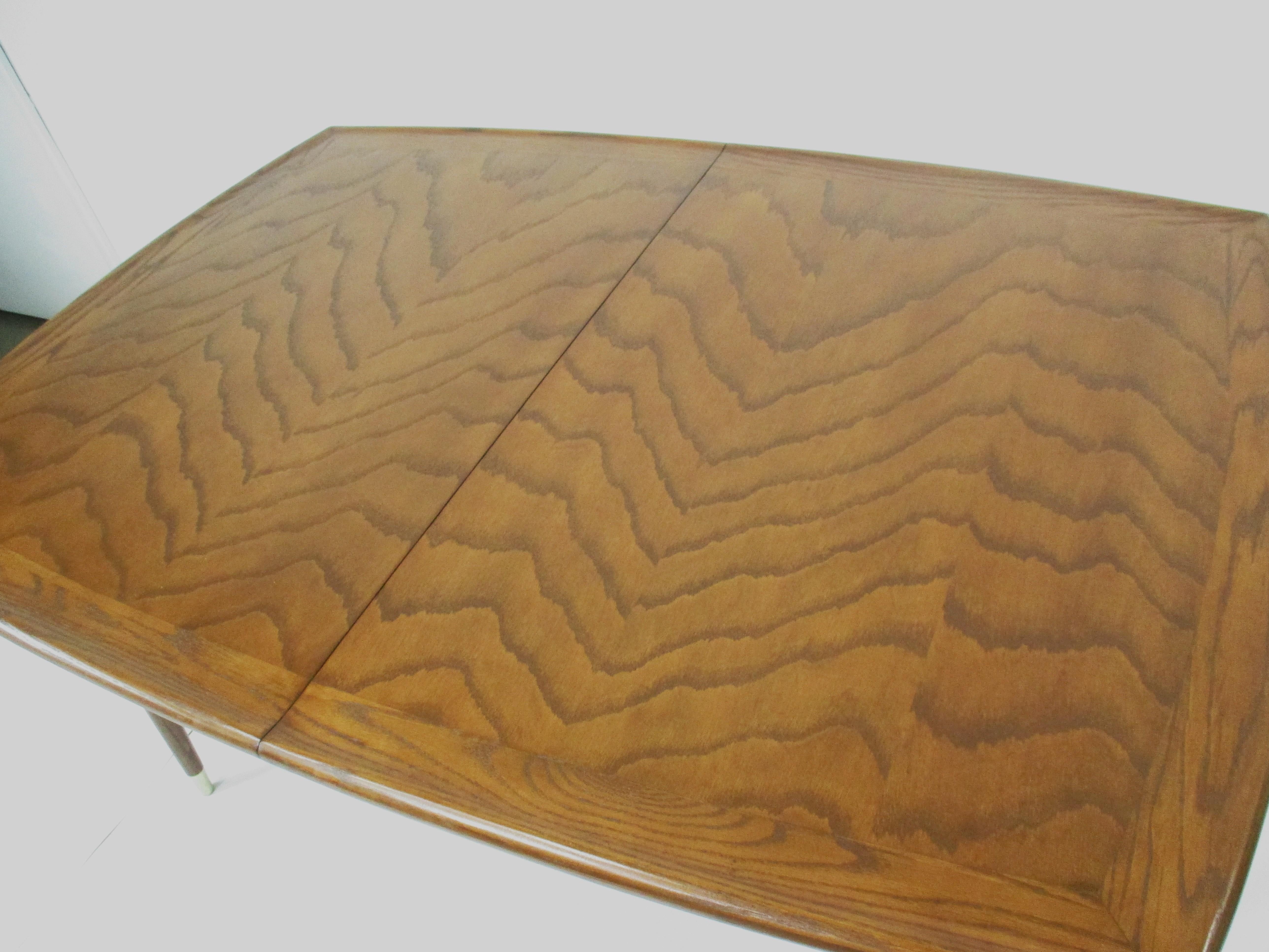 20th Century Jack Van Der Molen Mid Century Expandable Dining Table for Jamestown