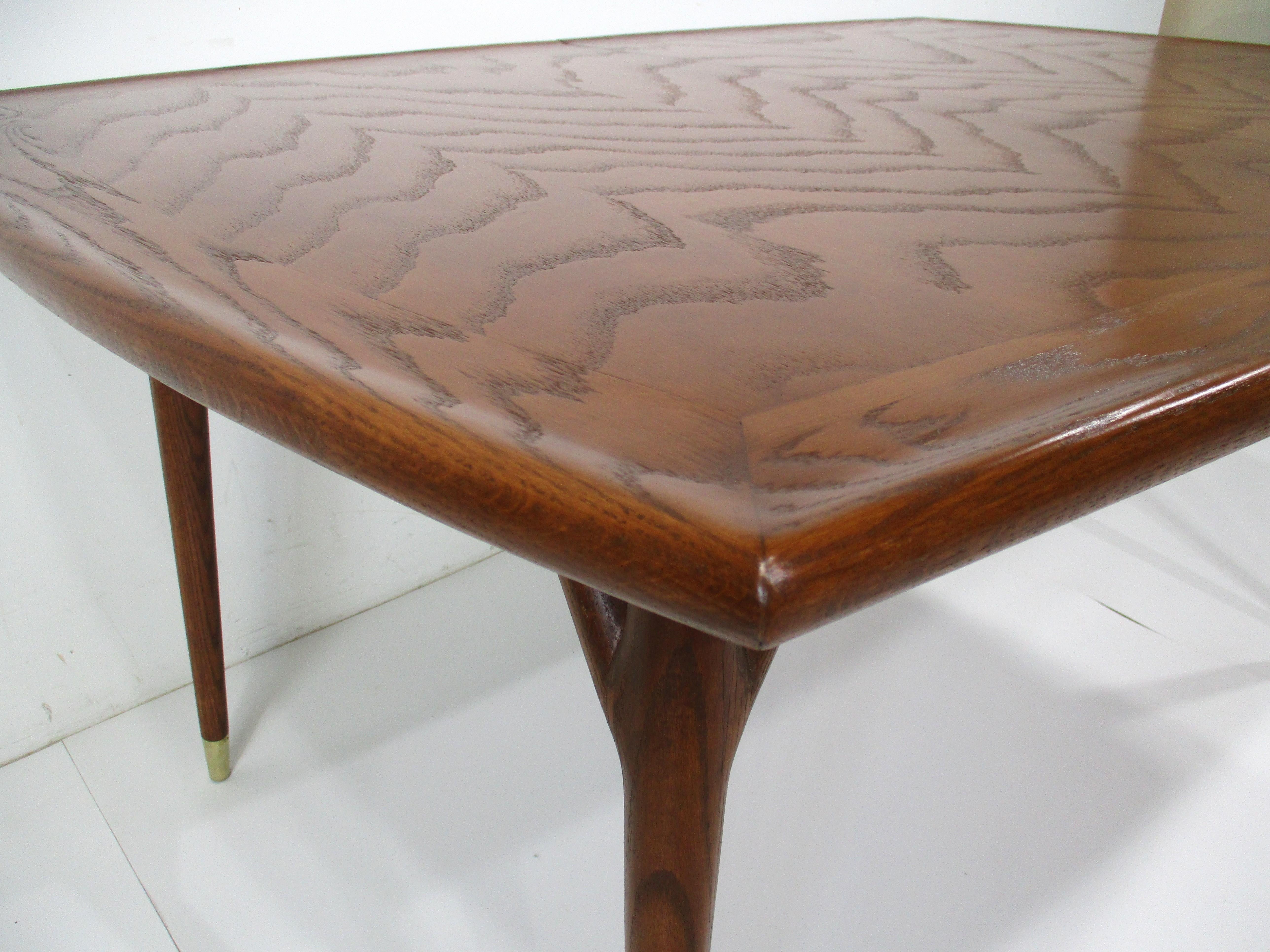 Wood Jack Van Der Molen Mid Century Expandable Dining Table for Jamestown