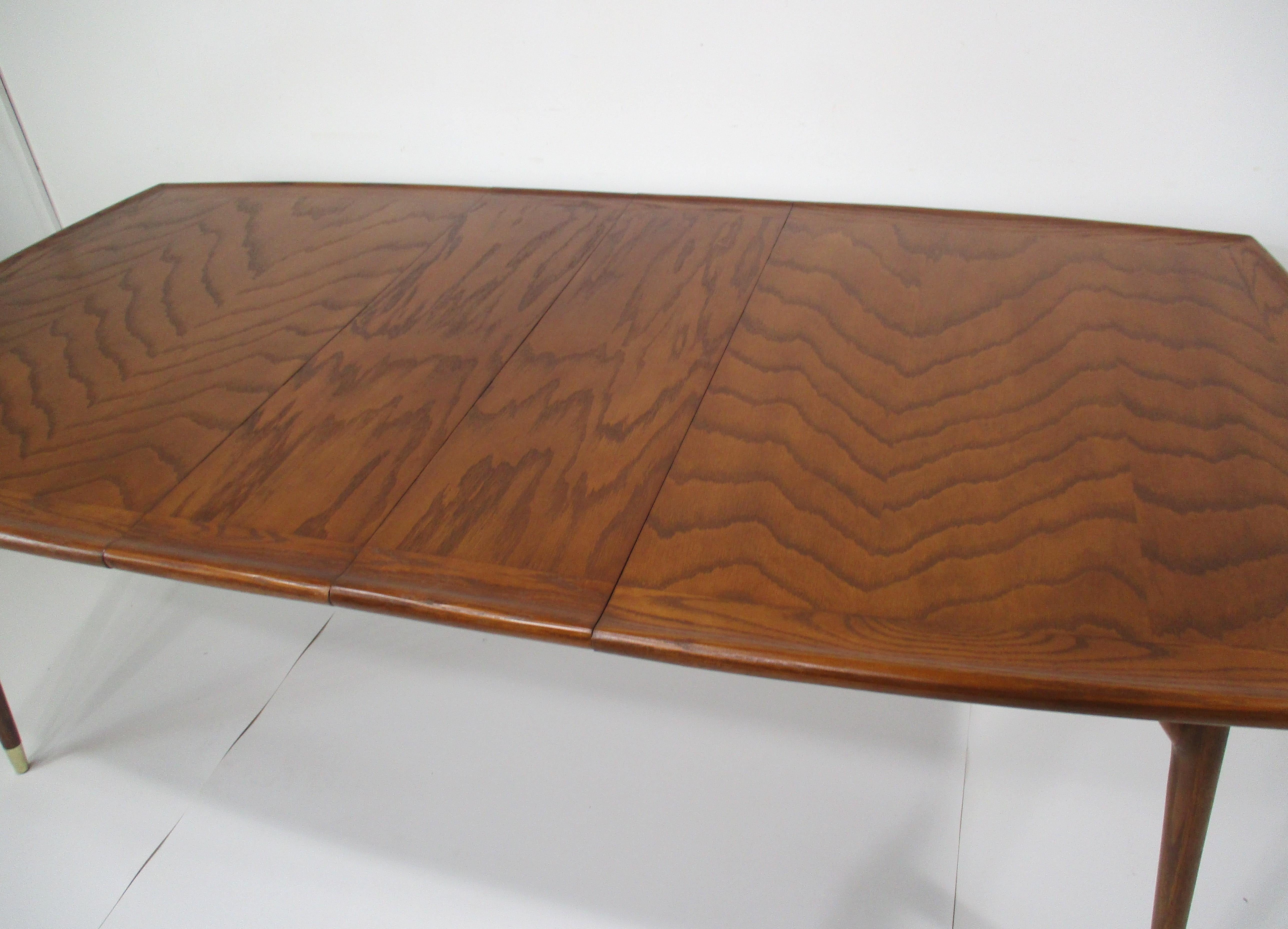 Jack Van Der Molen Mid Century Expandable Dining Table for Jamestown 2