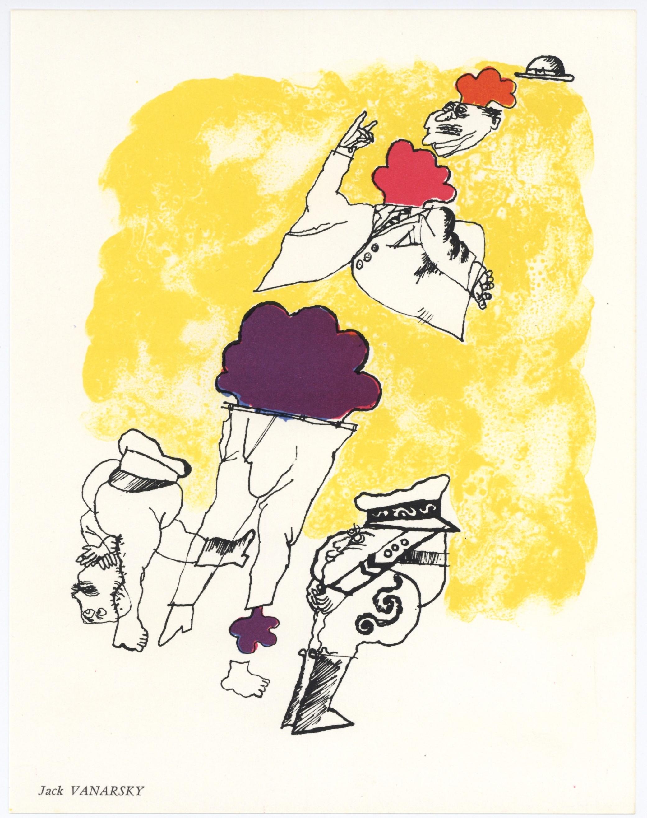 Figurative Print di Jack Vanarsky - litografia originale