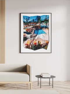 Endless Summer, pop art, landscape, swimming, still life