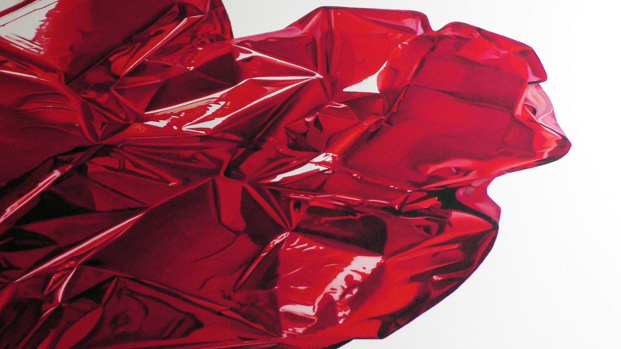 Heartburn, pop art, still life, heart balloon, wall art, red heart  For Sale 1