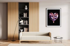 Rose Tinted , still life, heart balloon, wall art