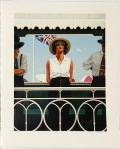 Jack Vettriano b.1951 - 2003 Limited Edition Signed Silkscreen, Bird on the Wire