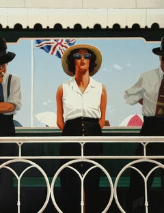 Jack Vettriano:: geb. 1951 - 2003 Limitierte Auflage:: signierter Siebdruck:: Vogel auf dem Draht