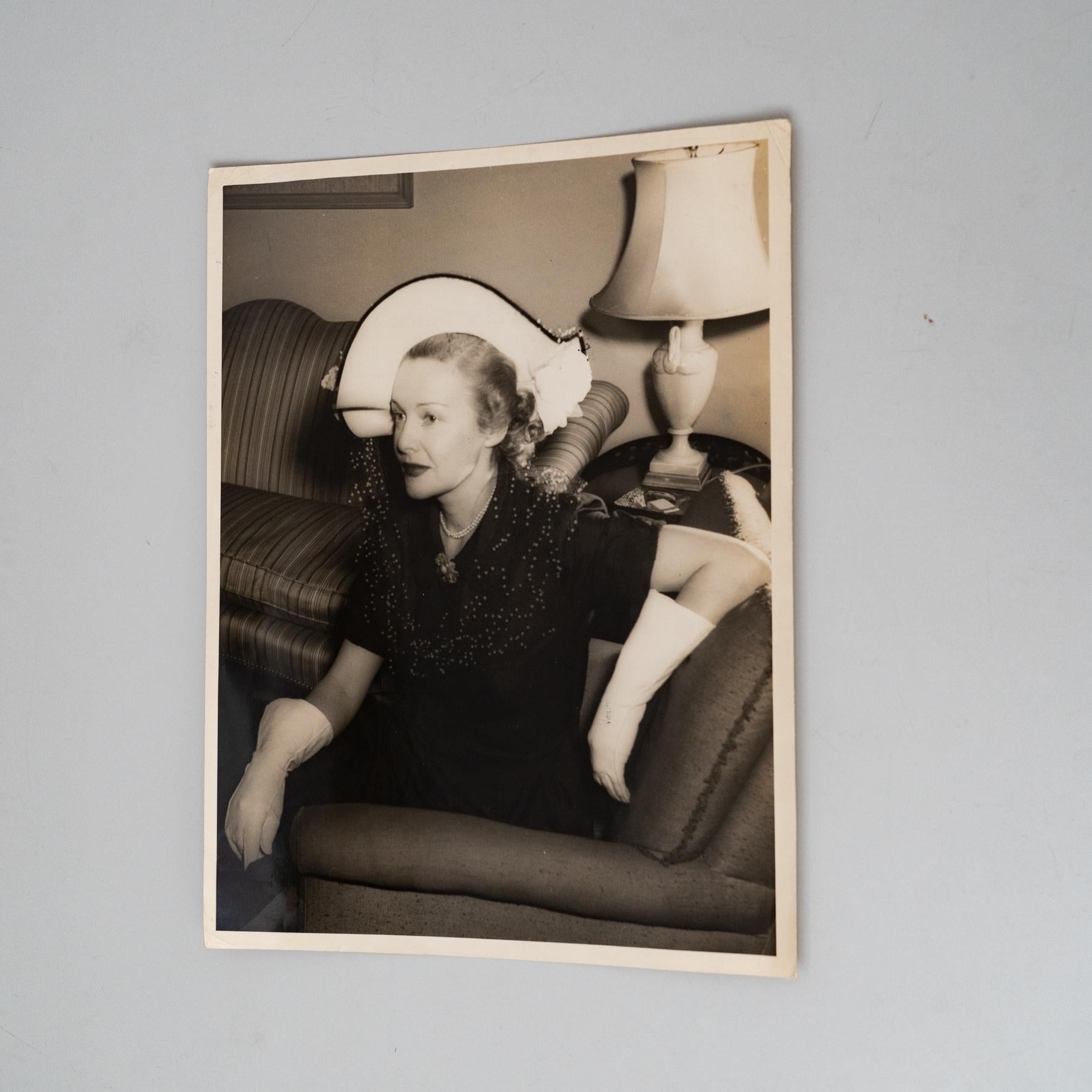 Mid-Century Modern Jack Wasserman Photographie de Madeleine Carroll dans 