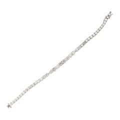 Jack Weir & Sons 10 Carat Diamond Platinum Bracelet