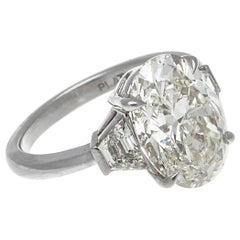 Jack Weir & Sons 5.15 Carat Diamond Platinum Engagement Ring