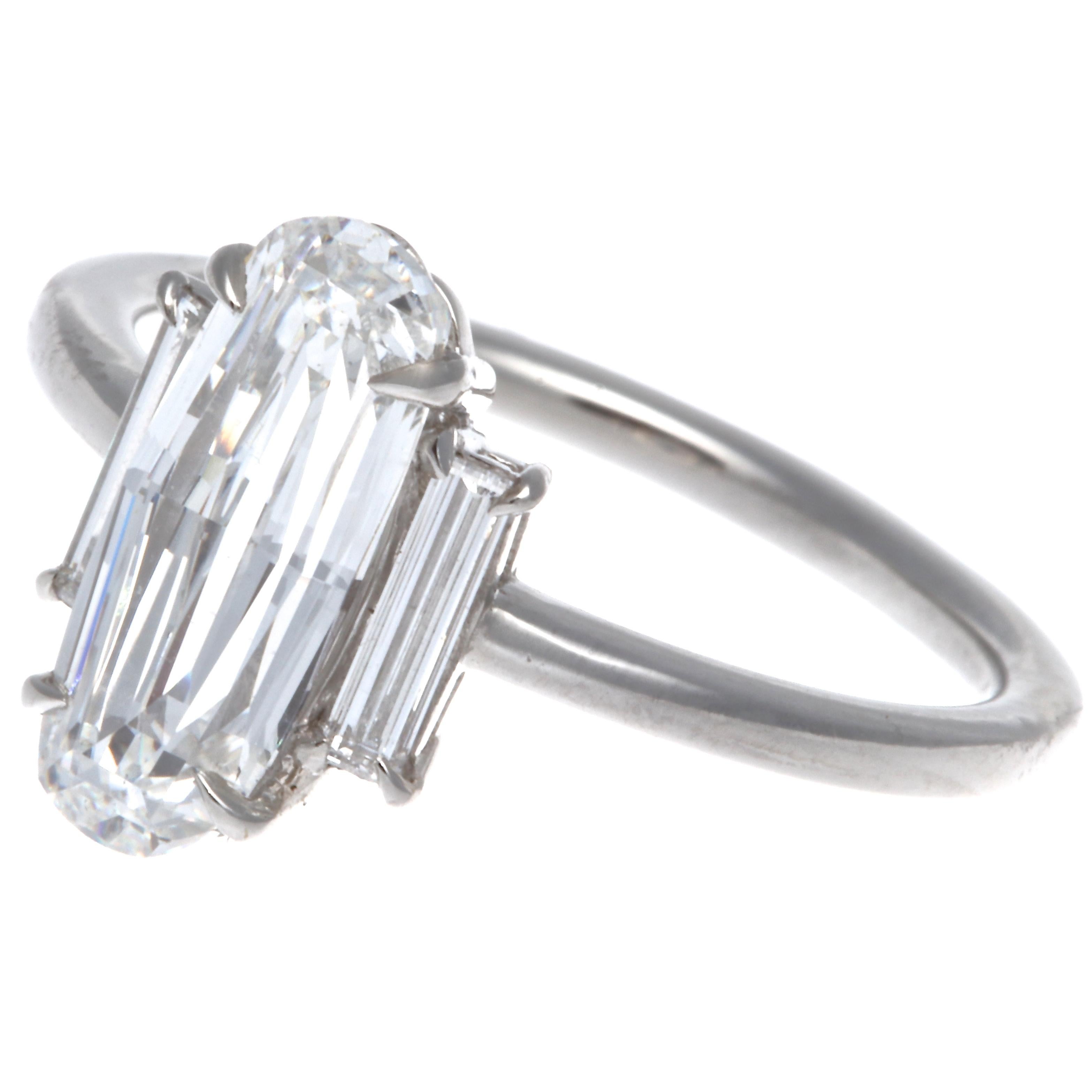 step cut oval diamond