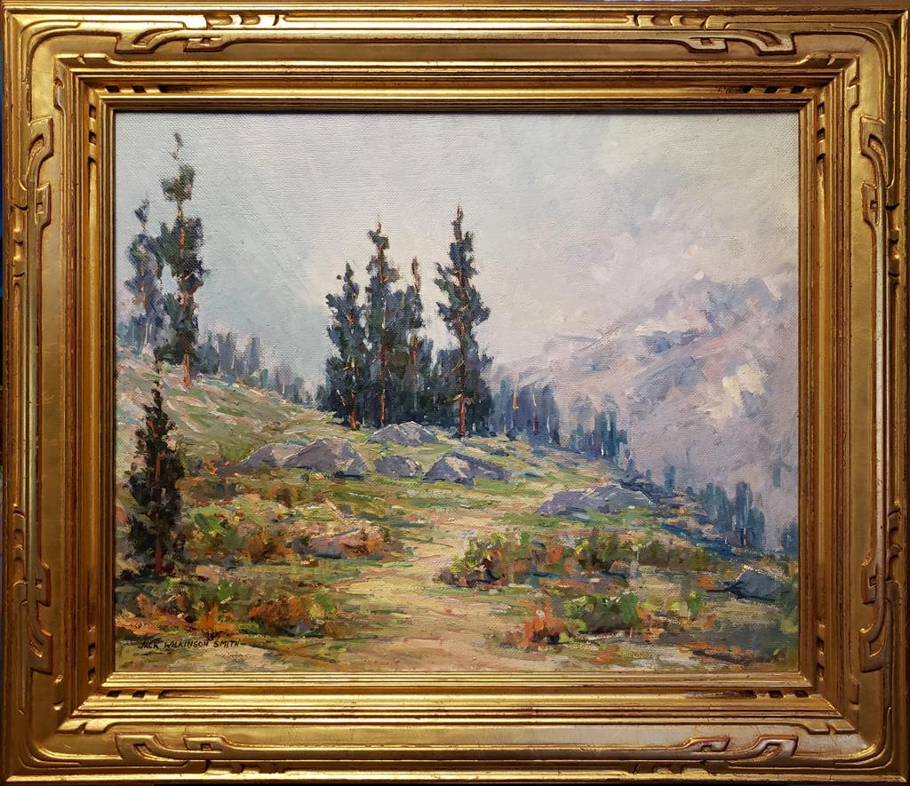 Jack Wilkinson Smith Landscape Painting – Mountain Landscape - Sierra Nevada, um 1927