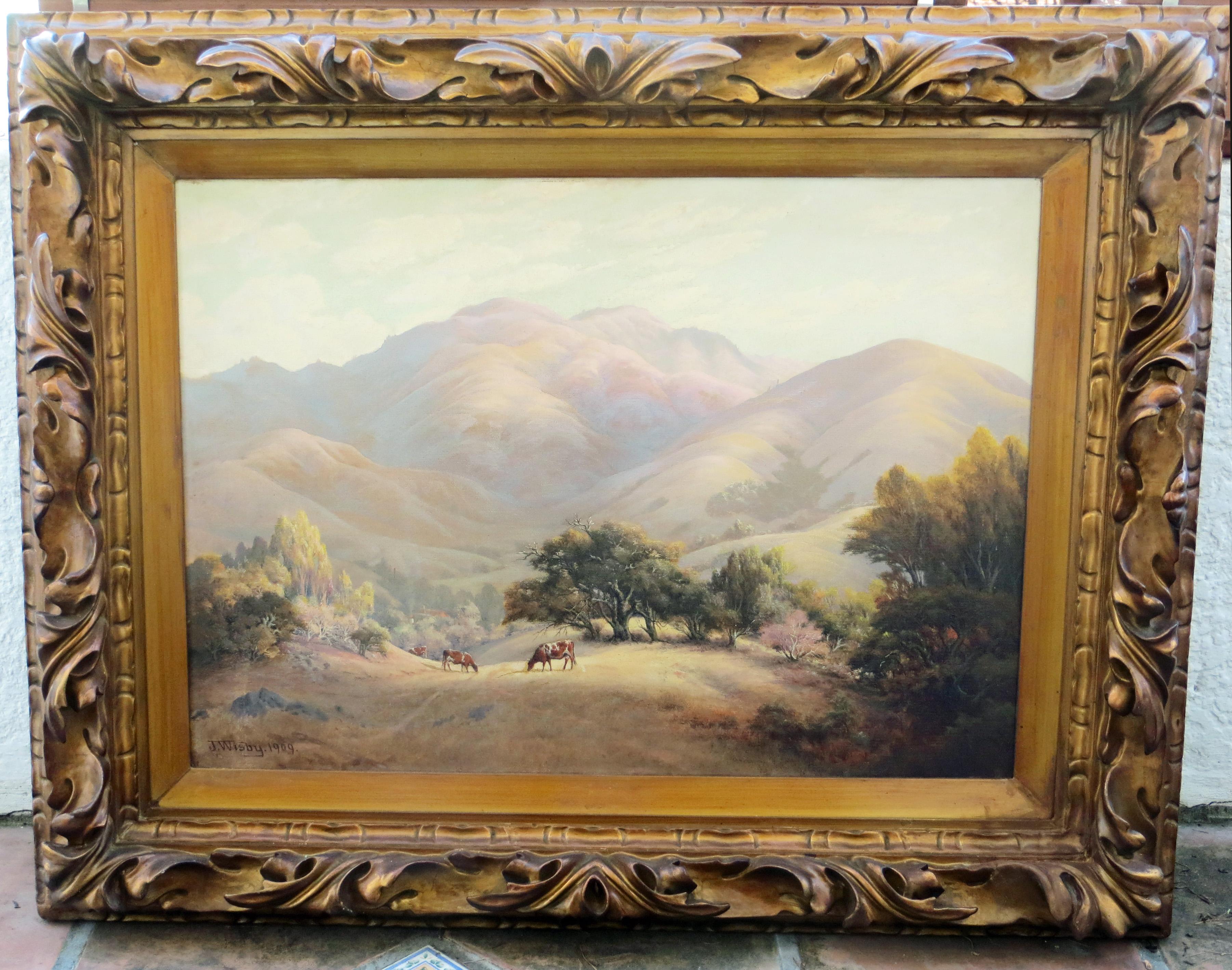 Landscape Painting Jack Wisby - Hidden Valley, San Anselmo, Marin County, Californie