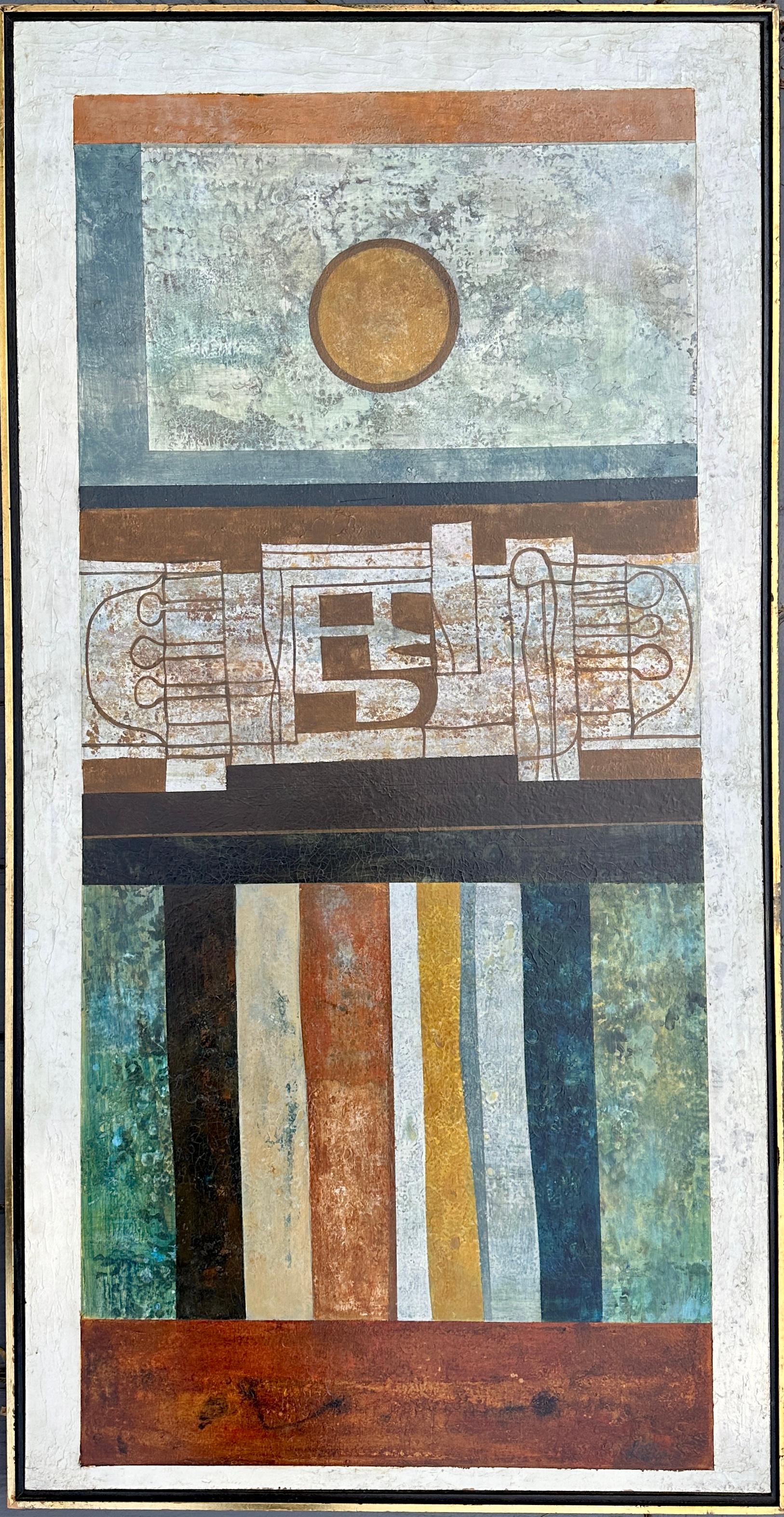 Serie 67 nº 4 óleo abstracto de Jack Wolsky