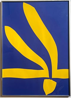 Blue/Yellow, SIlkscreen, for New York City Center of Music & Drama, Signed/N