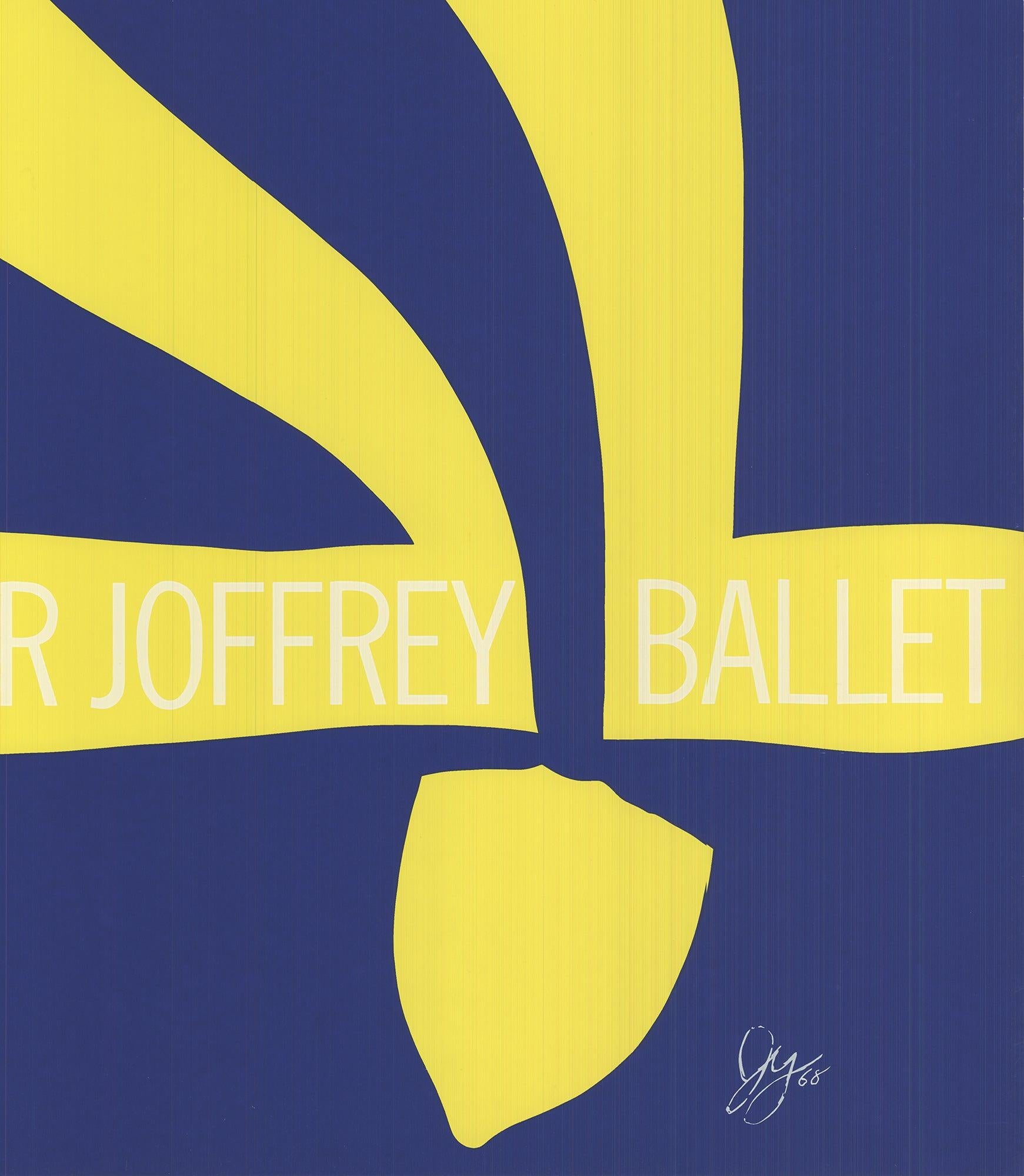 Jack Youngerman 'City Center Joffrey Ballet' 1968- Serigraph For Sale 2