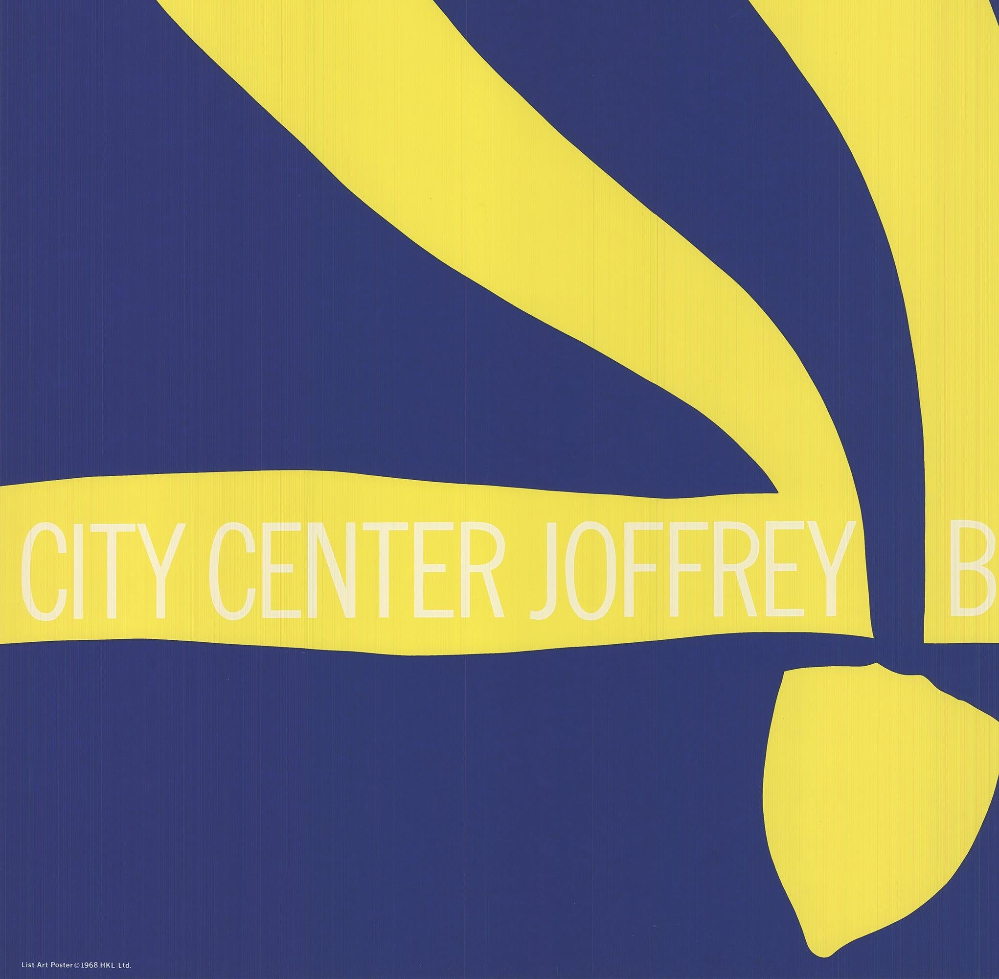 Jack Youngerman 'City Center Joffrey Ballet' 1968- Serigraph For Sale 3