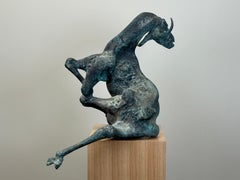Jack Zajac 'Bound Goat Thursday' Bronze Sculpture
