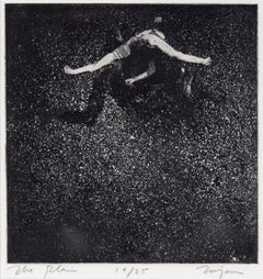 "La pianura" Acquatinta figurativa e acquaforte su carta d'archivio