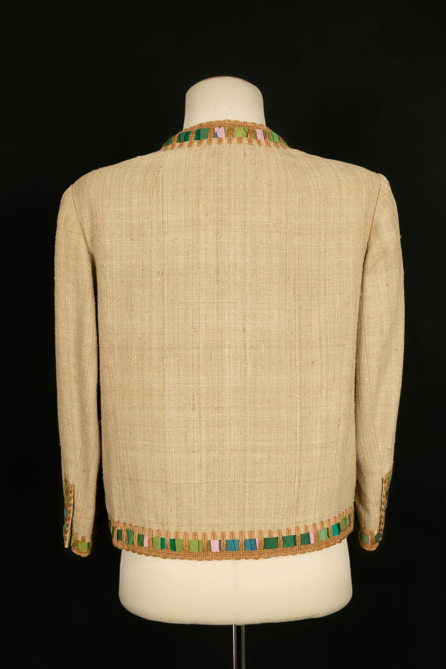 Beige Giacca anni '60 in vendita
