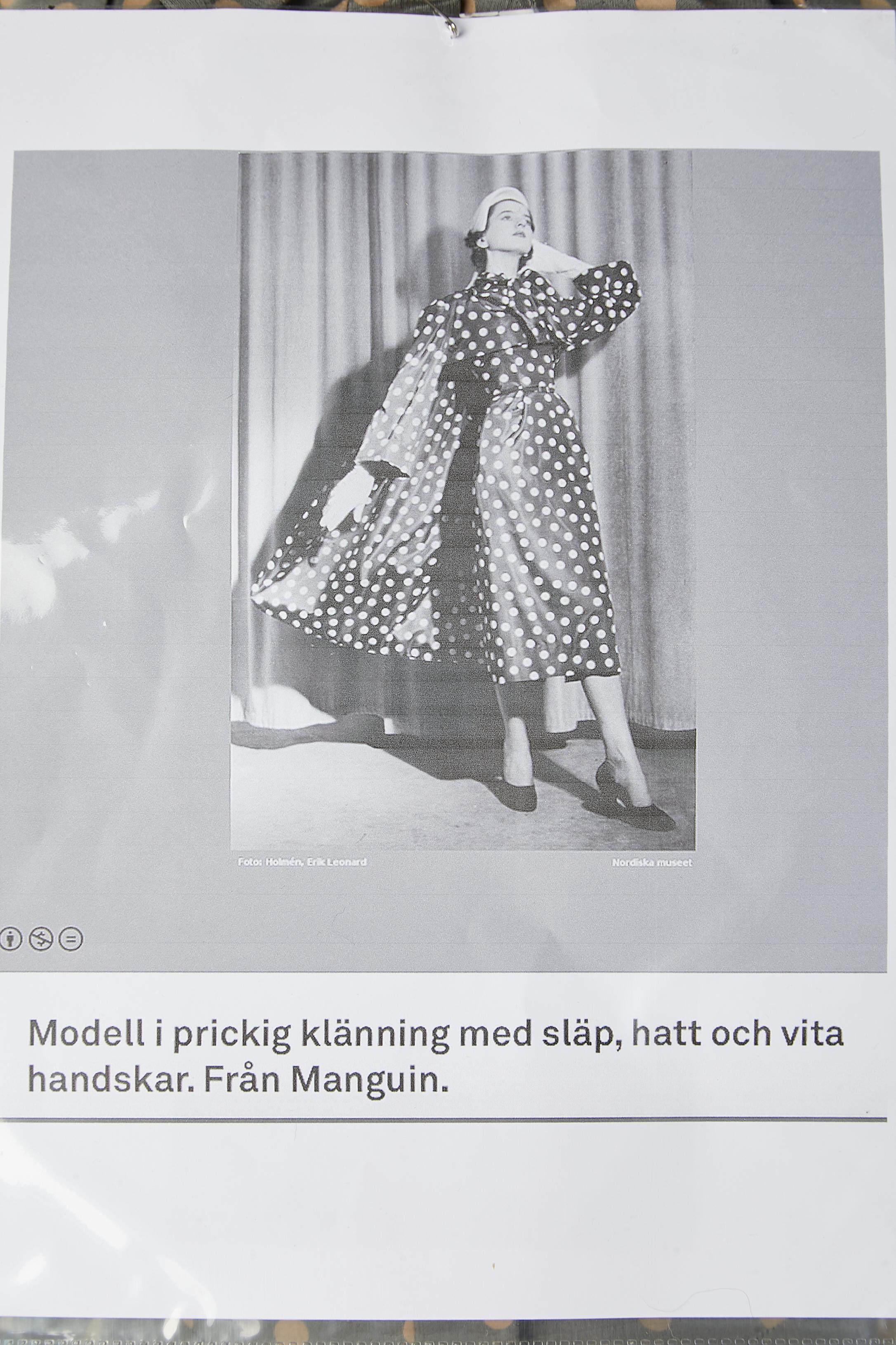 Veste et robe dos nu à pois shantung Lucile Manguin, années 1952  en vente 6