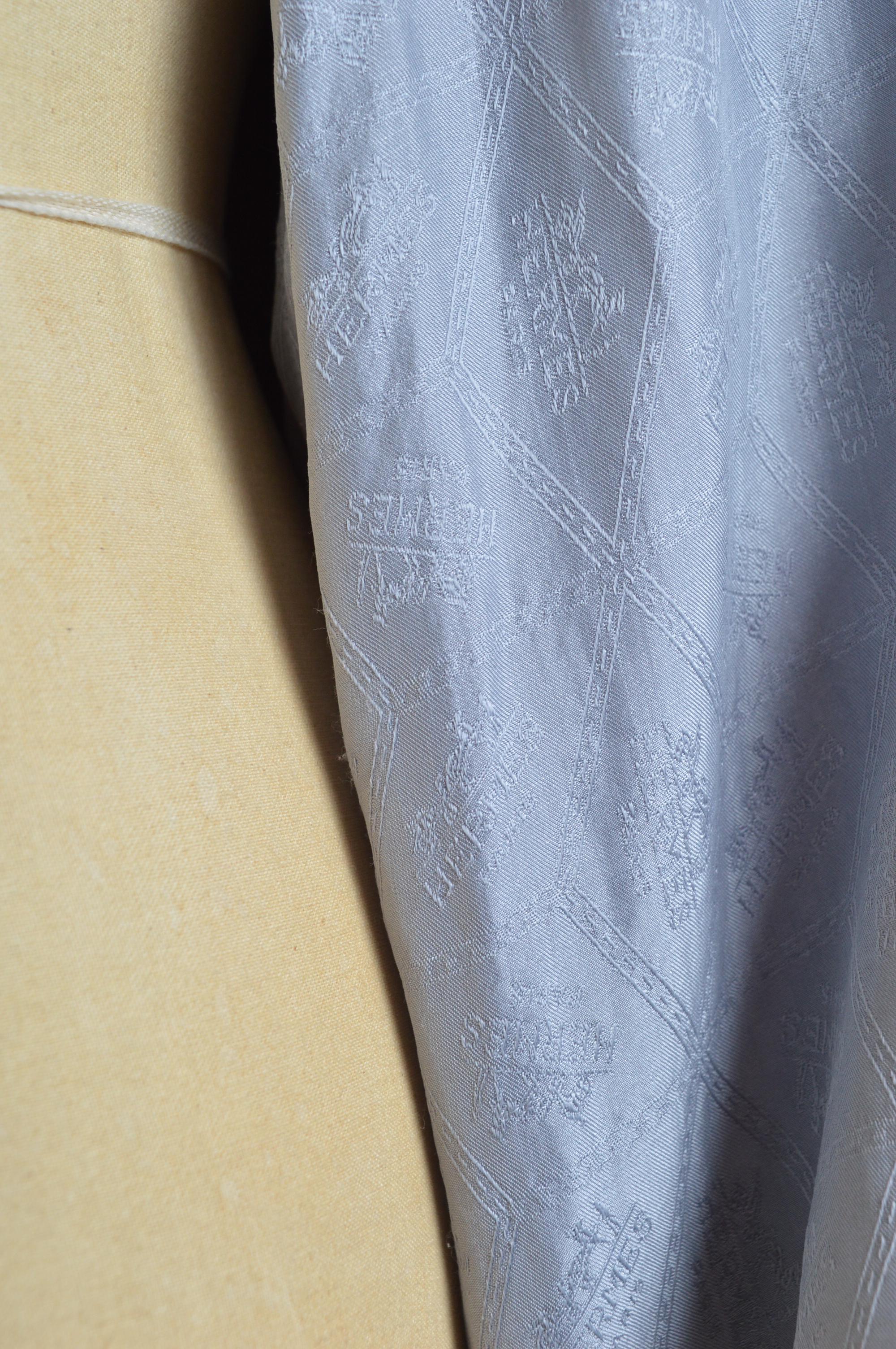 Jacket by HERMÉS Shaket - Vintage Pale Blue Suede Over Shirt 13