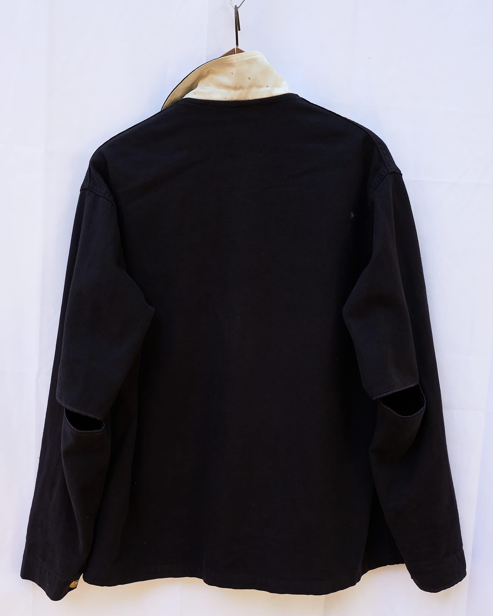 Women's Jacket Crystal Distressed Soft French Work Black Embellished J Dauphin