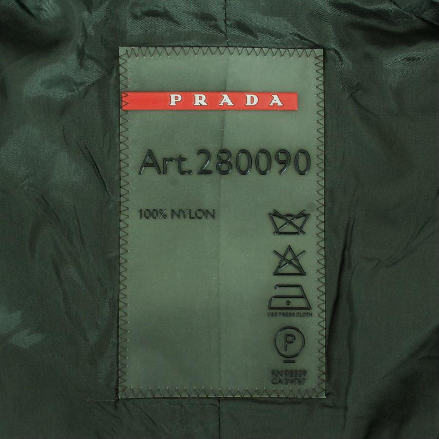 Black Prada Jacket size 44 For Sale