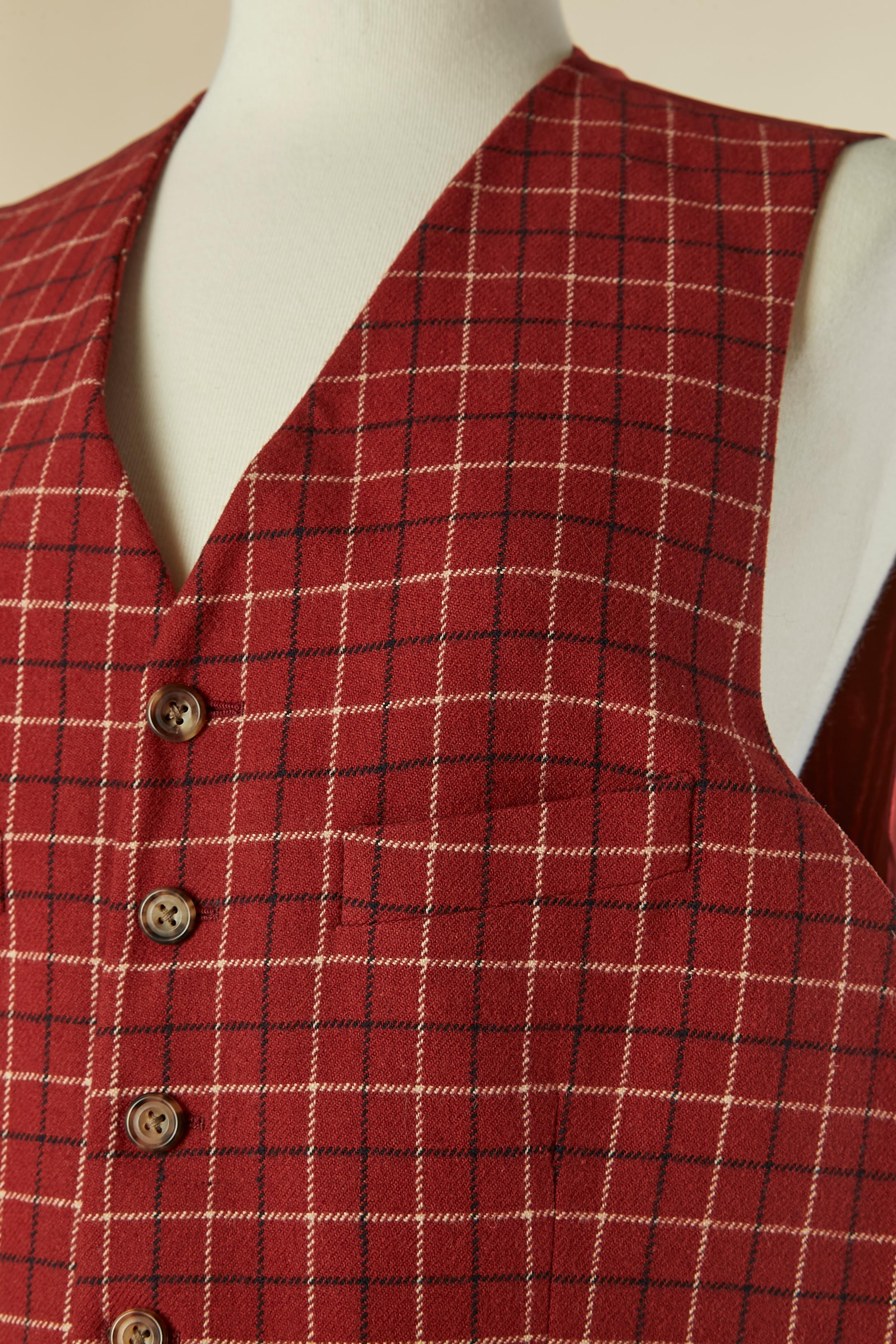 Giacca, gilet e pantaloni con motivo a quadri Yves Saint Laurent Rive Gauche in vendita 6