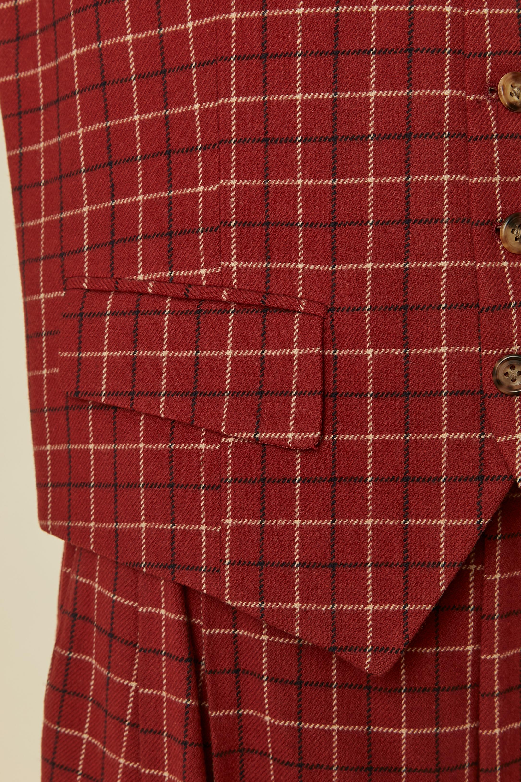 Giacca, gilet e pantaloni con motivo a quadri Yves Saint Laurent Rive Gauche in vendita 7